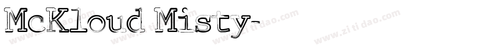 McKloud Misty字体转换